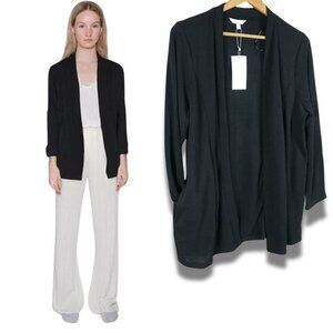 Women’s Super Soft Black Cardigan Sweater 2X NEW
